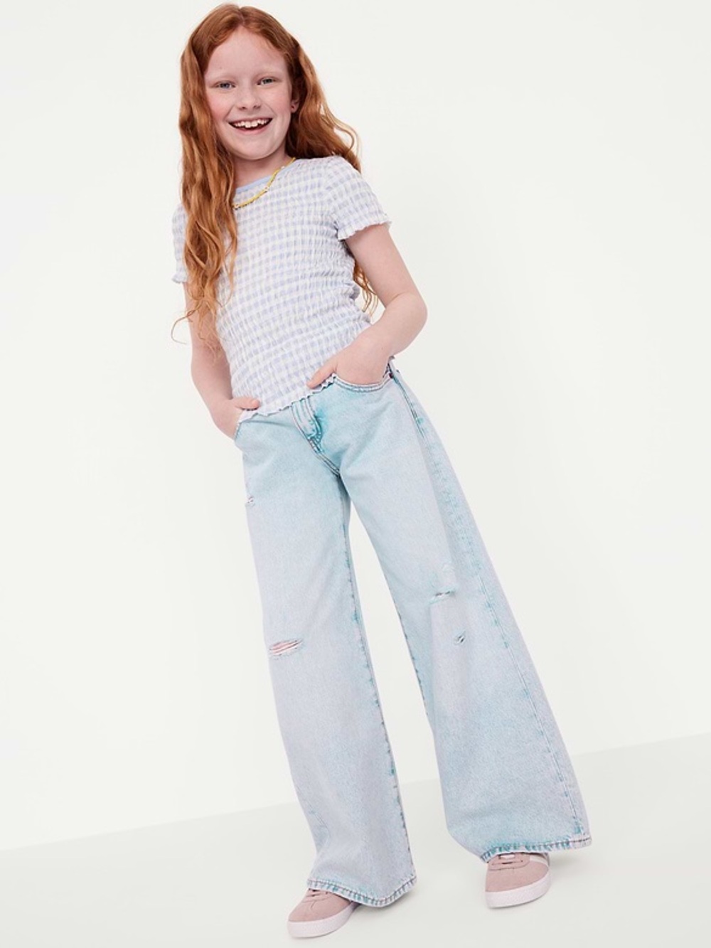 Old Navy Mid-Rise Super Baggy Wide-Leg Jeans for Girls
